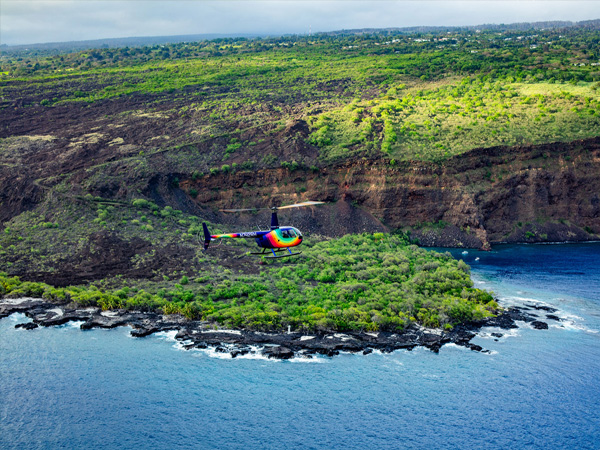 Kona Coast Hualalai Volcano 